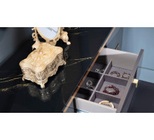 Распродажа с экспозиции Стол туалетный Карлино с зеркалом  (Carlino) CARL-23/11