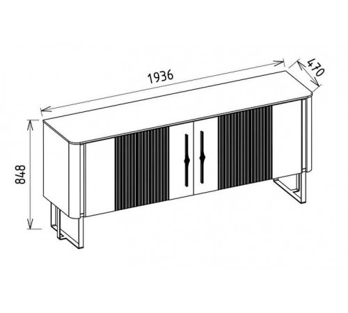 Буфет Миранте (Mirante) MINT-10