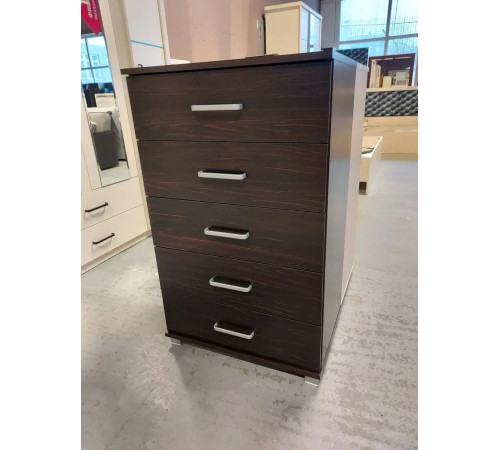 Узкий бельевой комод Мира MIRA-28 венге