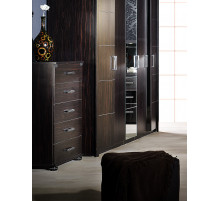 Узкий бельевой комод Мира MIRA-28 венге Узкий бельевой комод Мира MIRA-28 венге