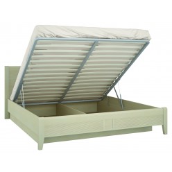 Кровать двуспальная 1800 с подъемным механизмом Сиерра(светлый) СИ-801.28