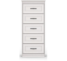 Комод Высокий Неаполь Ясень анкор светлый (патина "серебро") Комод Высокий Неаполь Ясень анкор светлый (патина "серебро")