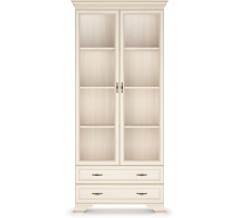 Витрина Сиена 2-х дверная (Бодега Белый) Витрина Сиена 2-х дверная (Бодега Белый)