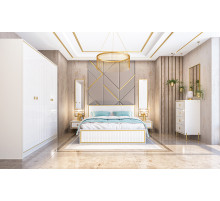 Спальня Люксор (Белый глянец) Спальня Люксор (Белый глянец)