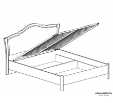 Двуспальная кровать 180х200 Мартина 830 Двуспальная кровать 180х200 Мартина 830