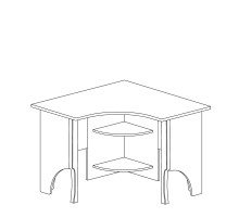 Угловой стол Ралли 858 Угловой стол Ралли 858