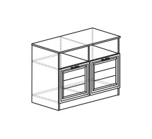 Тумба в гостиную Лира 47 темная Тумба в гостиную Лира 47 темная